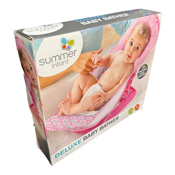 Summer Infant Deluxe Baby Bather - Bubble Waves Pink