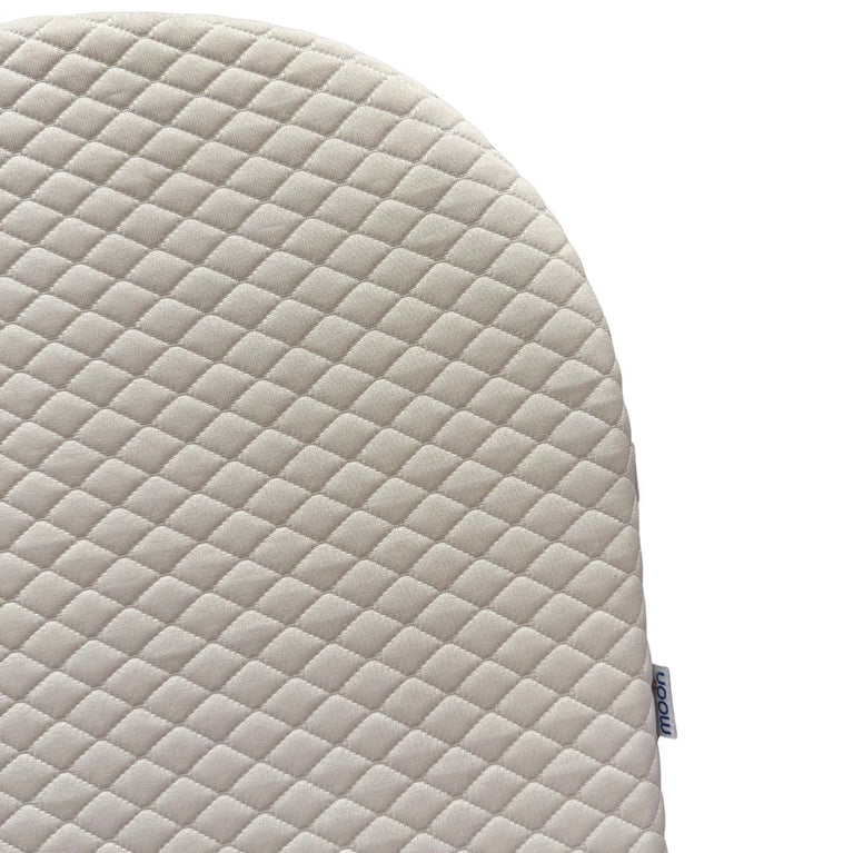Moon Washable Crib & Bassinet Mattress - White