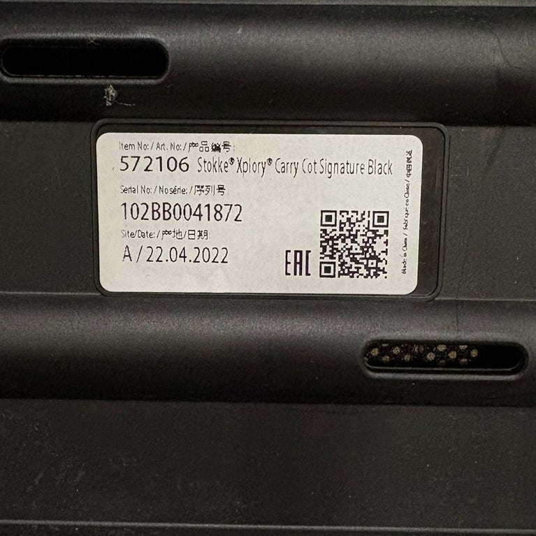 Stokke Xplory X Carry Cot - Signature Gold/ Black