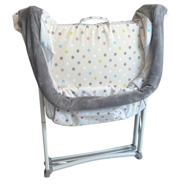Hauck Dreamer Foldable Bassinet - Multi Dots Sand