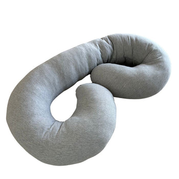 PharMeDoc The CeeCee C-Shape Pregnancy Pillow - Light Grey