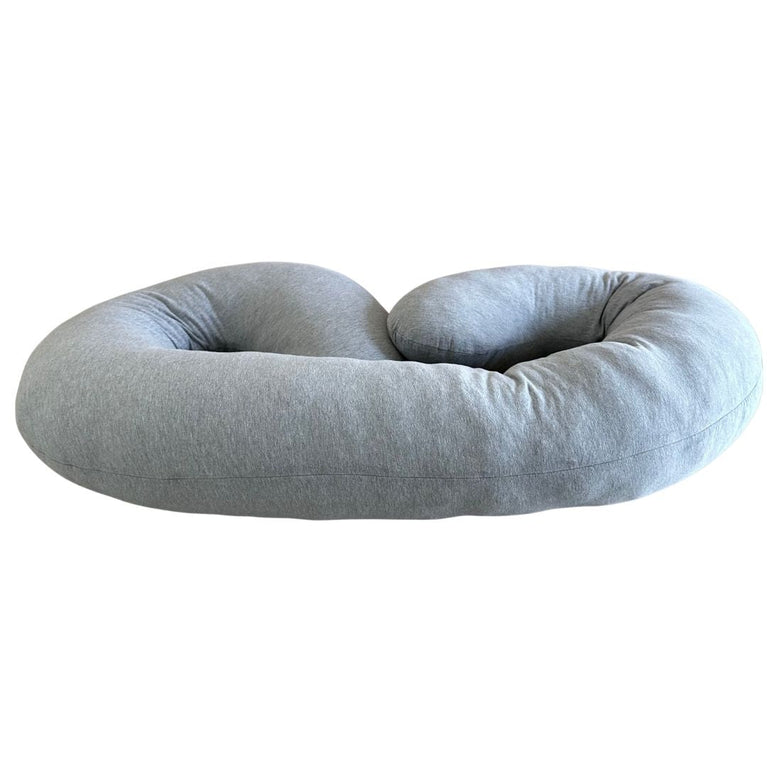 PharMeDoc The CeeCee C-Shape Pregnancy Pillow - Light Grey