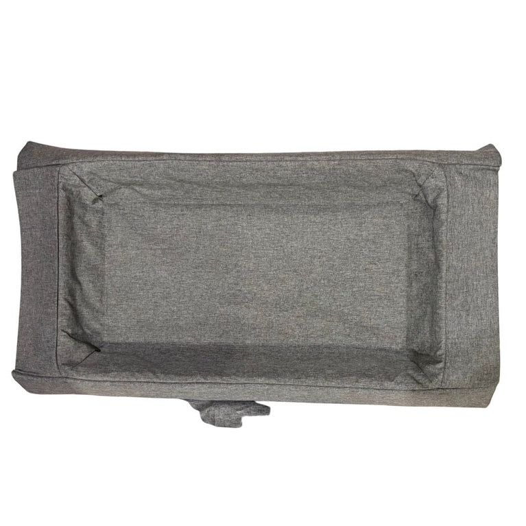 Tutti Bambini CoZee Air Bedside Crib/Co-Sleeper Rocker-Oak & Charcoal