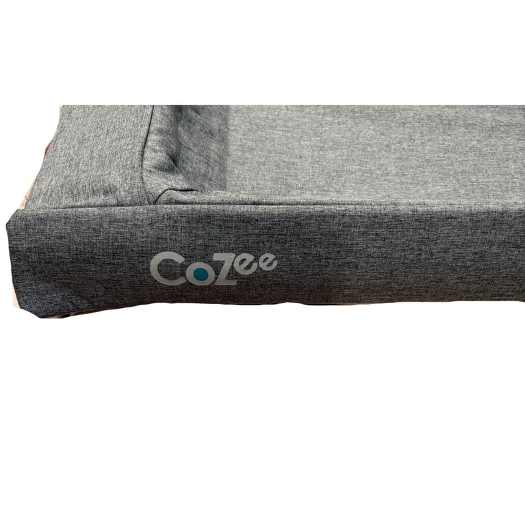 Tutti Bambini CoZee Air Bedside Crib/Co-Sleeper Rocker-Oak & Charcoal