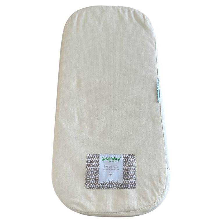 Little Green Sheep Natural Moses Mattress, Protector and Fitted Sheets for Clair De Lune - Bundle