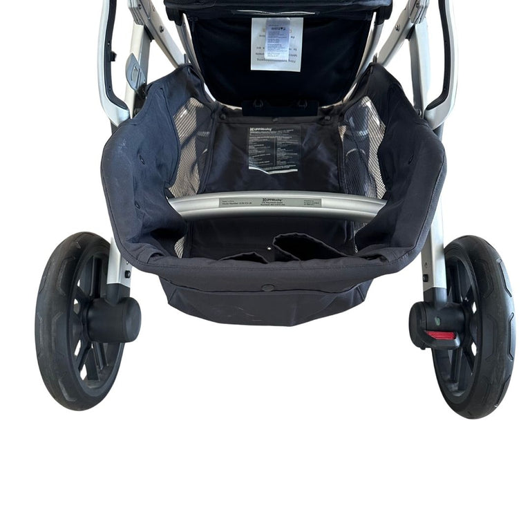 UPPAbaby Vista V1 Stroller - Taylor (Indigo/Silver/Saddle Leather) - (2019)
