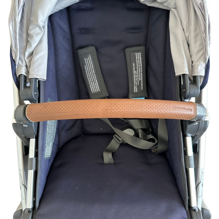 UPPAbaby Vista V1 Stroller - Taylor (Indigo/Silver/Saddle Leather) - (2019)