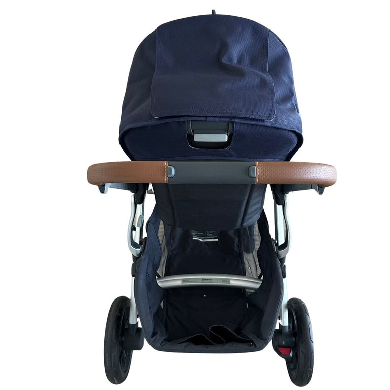 UPPAbaby Vista V1 Stroller - Taylor (Indigo/Silver/Saddle Leather) - (2019)