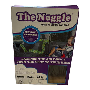 The Noggle 10 Ft Making the backseat Cool Again - 10 Feet Ice Black