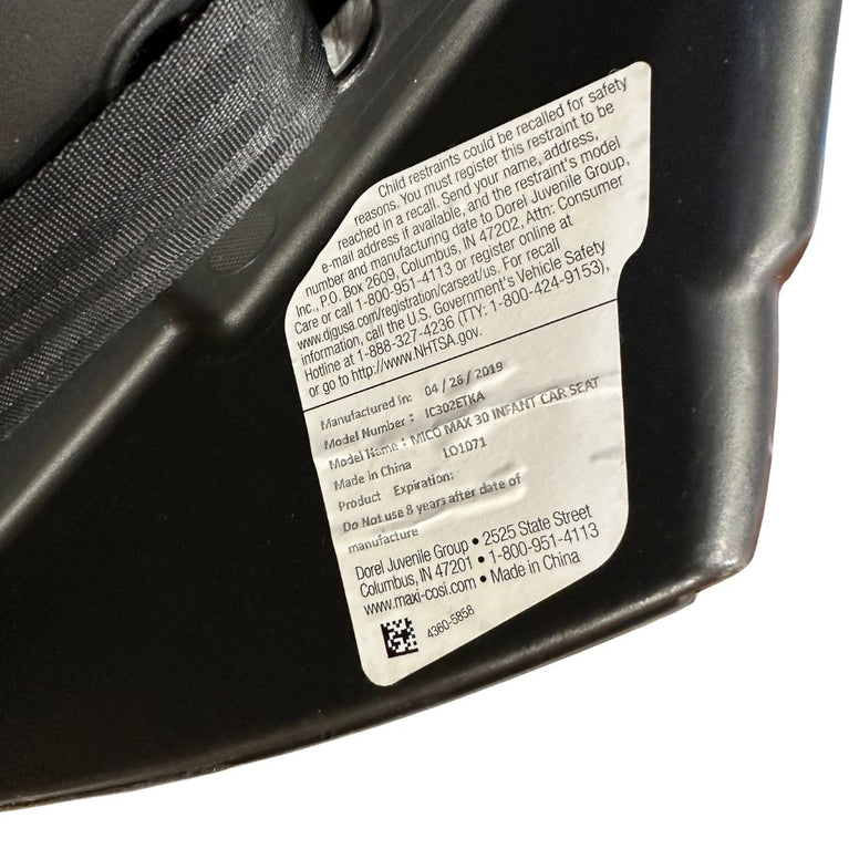 Maxi Cosi Mico 30 Car Seat & Base - Grey