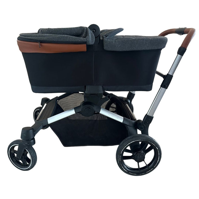 Contours Element Convertible Side-by-Side Double Stroller - Storm Grey