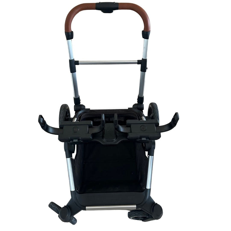 Contours Element Convertible Side-by-Side Double Stroller - Storm Grey