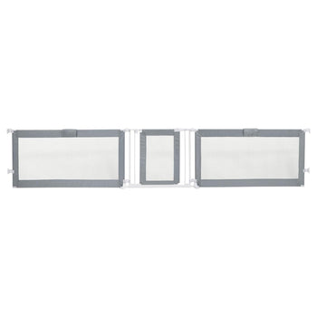 Summer Infant Custom Fit Gate Convertible to Playard-Grey-Pack of 2