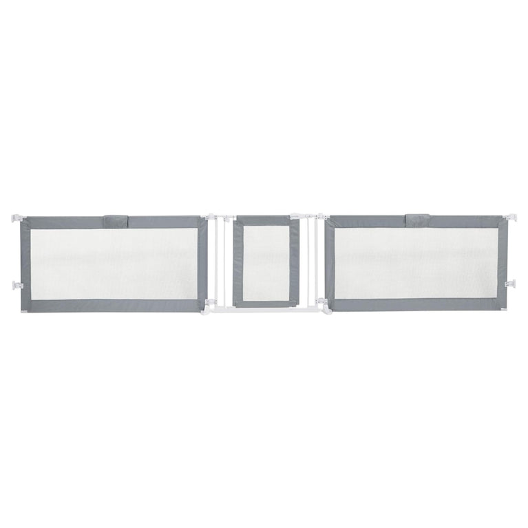 Summer Infant Custom Fit Gate Convertible to Playard-Grey-Pack of 2