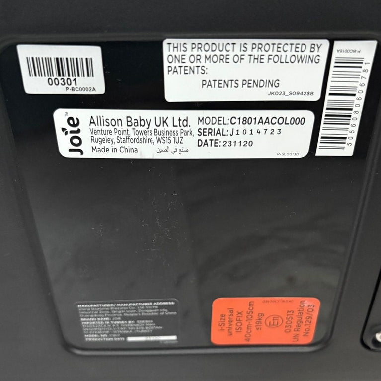 Joie Baby i-Spin 360 i-Size Car Seat - Coal