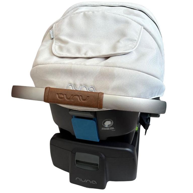 Nuna Pipa Klik Baby Car Seat with Isofix Base - Grey / Beige