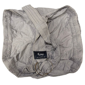 Cuby Baby Carrier Sling for Newborns (Natural Cotton) - Grey