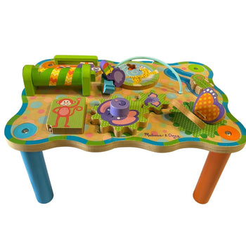 Melissa & Doug First Play Children’s Jungle Wooden Activity Table