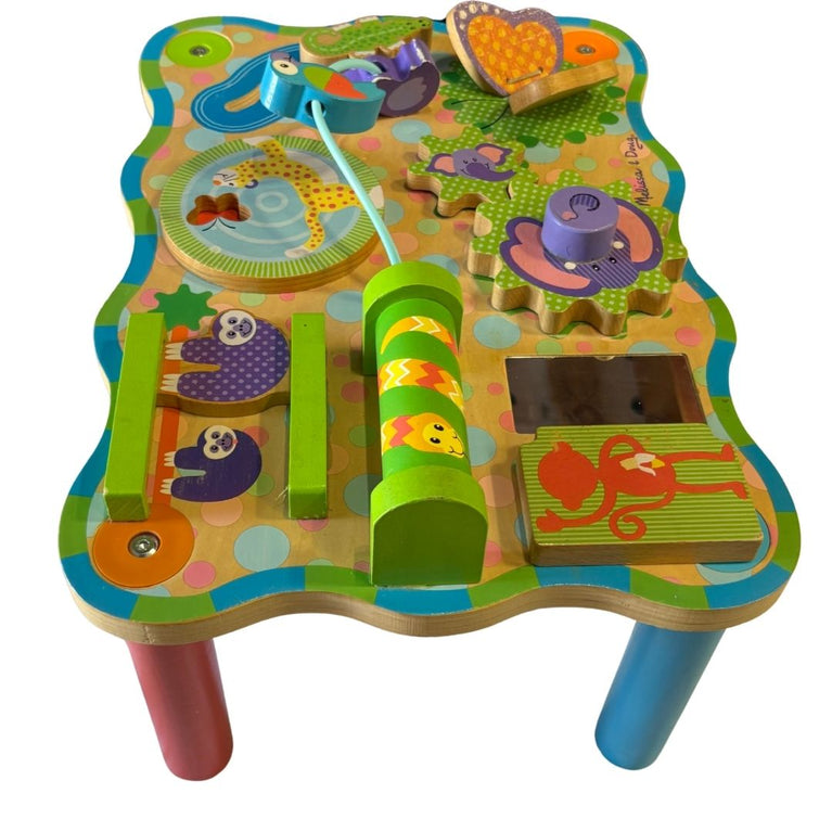 Melissa & Doug First Play Children’s Jungle Wooden Activity Table