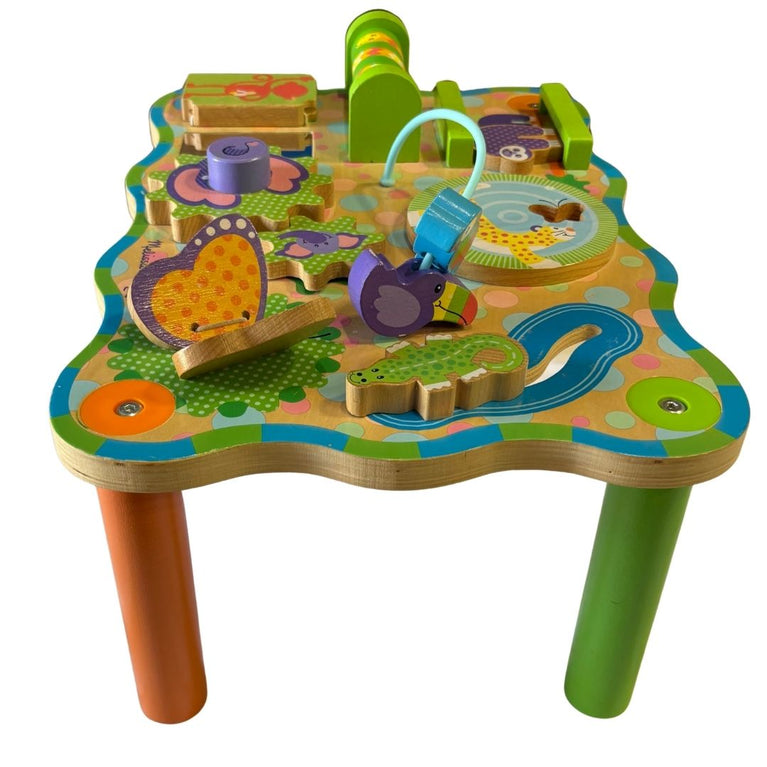 Melissa & Doug First Play Children’s Jungle Wooden Activity Table