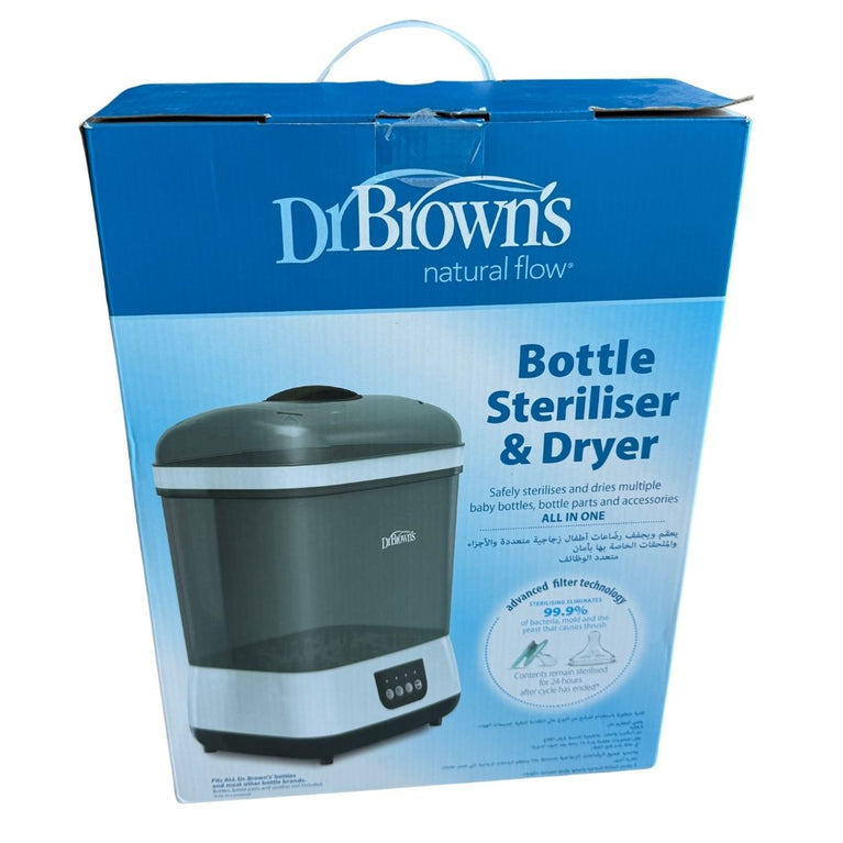 Dr. Brown's Electric Sterilizer and Dryer with HEPA Filter - Black
