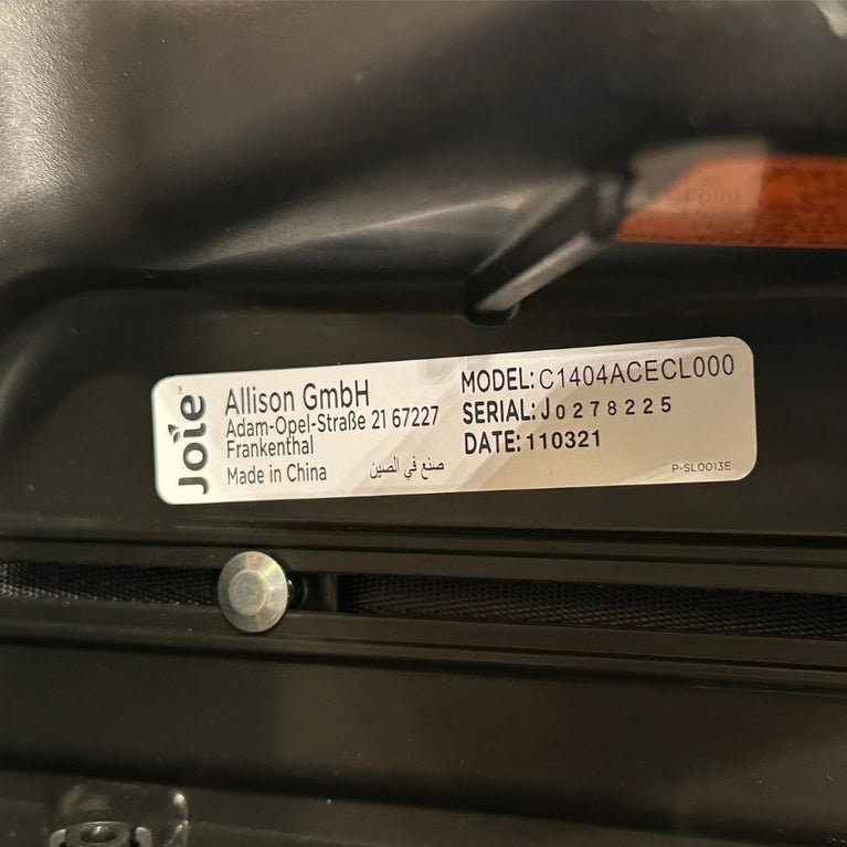 Joie i-Gemm 2 Rear Facing Car Seat - Black