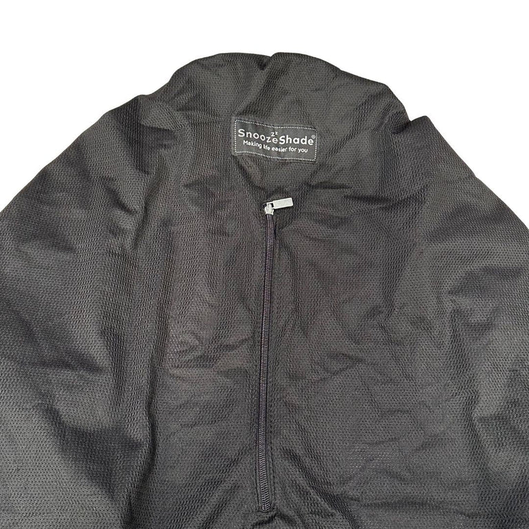 SnoozeShade Original (0-6m) Universal Sun Shade for Strollers - Soft Grey
