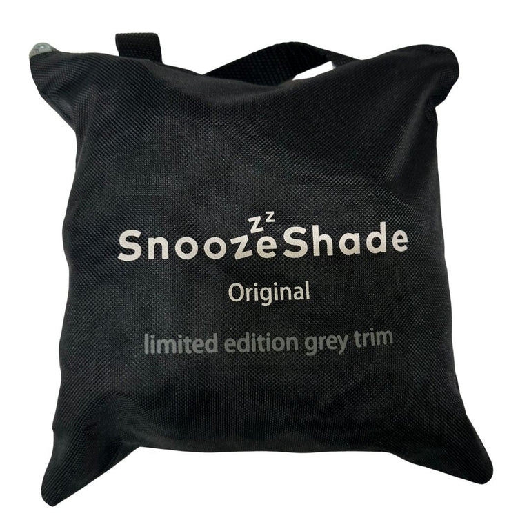 SnoozeShade Original (0-6m) Universal Sun Shade for Strollers - Soft Grey