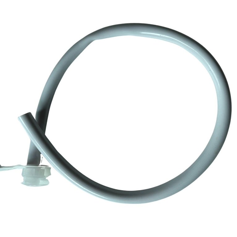 Luma Baby Bath Tub with Bath Drain Tube - White
