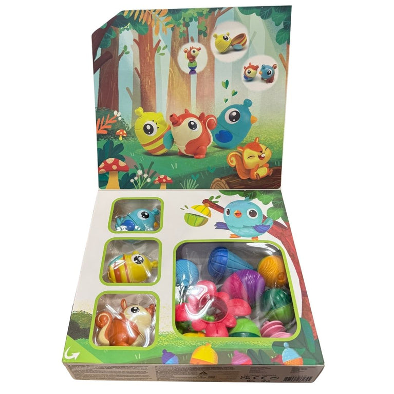 25 Pieces 5 In 1 Snap Beads And Accessories Set, Green Combo