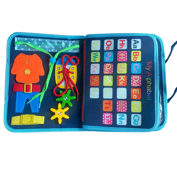 Busy Board Learning Toy-Blue