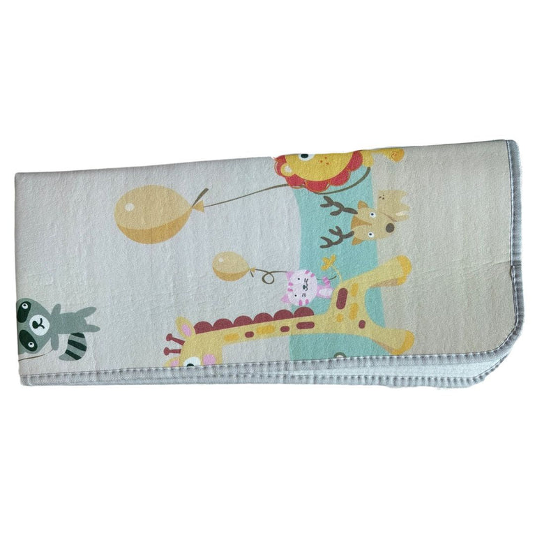 HOCC Plastic Playpen For Babies & Toddlers with Playmat - Large - Grey