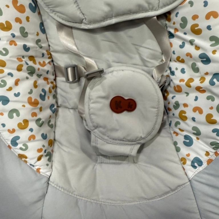 Kinderkraft 2 in 1 Lumi Electric Rocker Bouncer - Light Grey