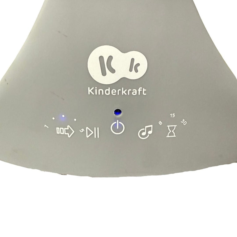 Kinderkraft 2 in 1 Lumi Electric Rocker Bouncer - Light Grey