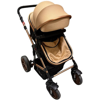 Teknum Luxury 3-in-1 Pram Stroller - Khaki