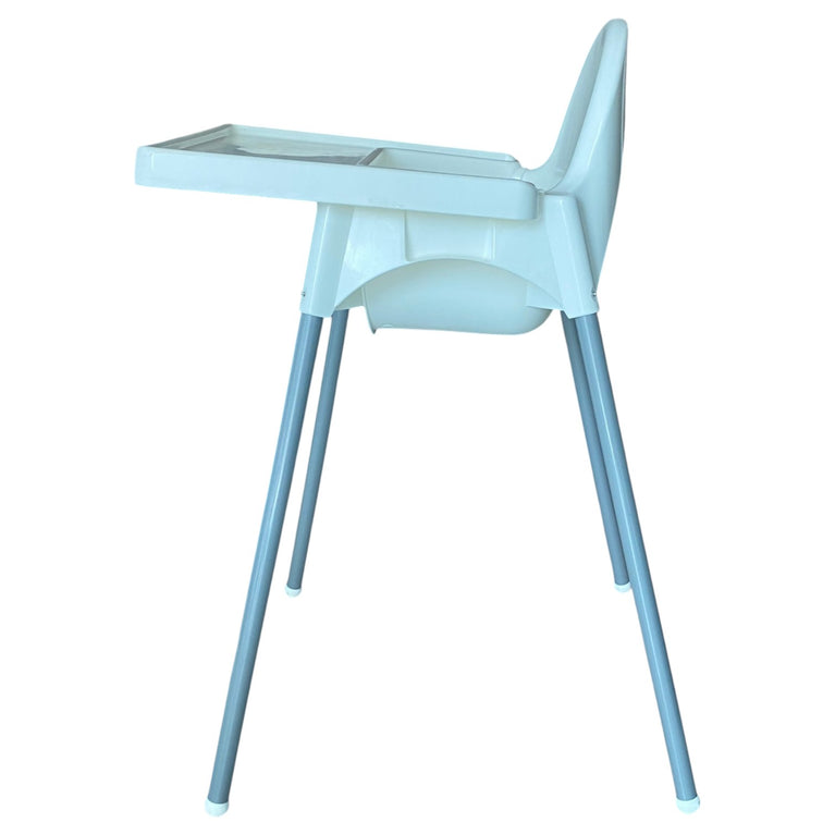 IKEA-Antilop-Highchair-with-Safety-Belt-+-Tray-White-&-Silver-4-4