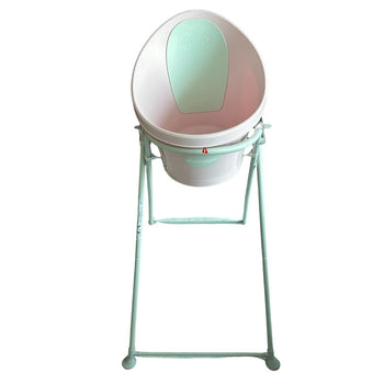 Shnuggle Baby Bath Tub + Foldable Bath Stand - Pink
