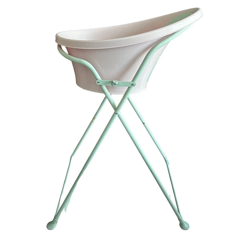 Shnuggle Baby Bath Tub + Foldable Bath Stand - Pink