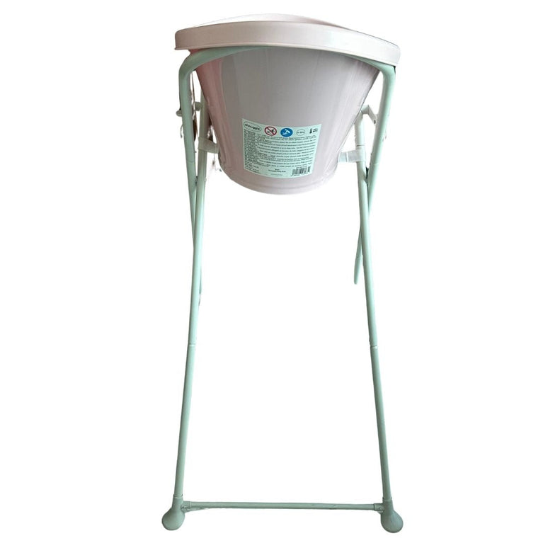 Shnuggle Baby Bath Tub + Foldable Bath Stand - Pink