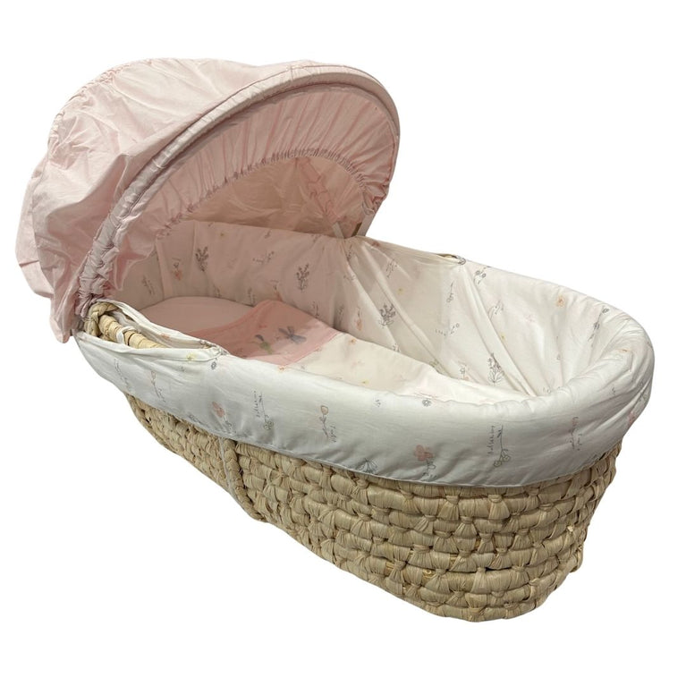 Mothercare Moses Basket for Newborns - Pink