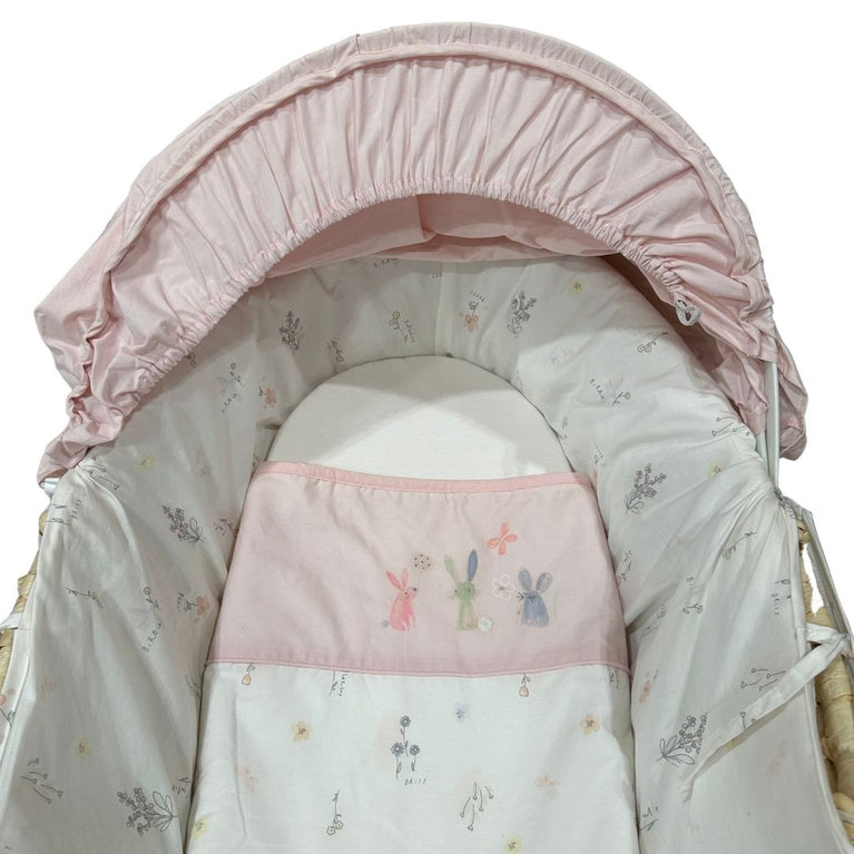 Mothercare Moses Basket for Newborns - Pink