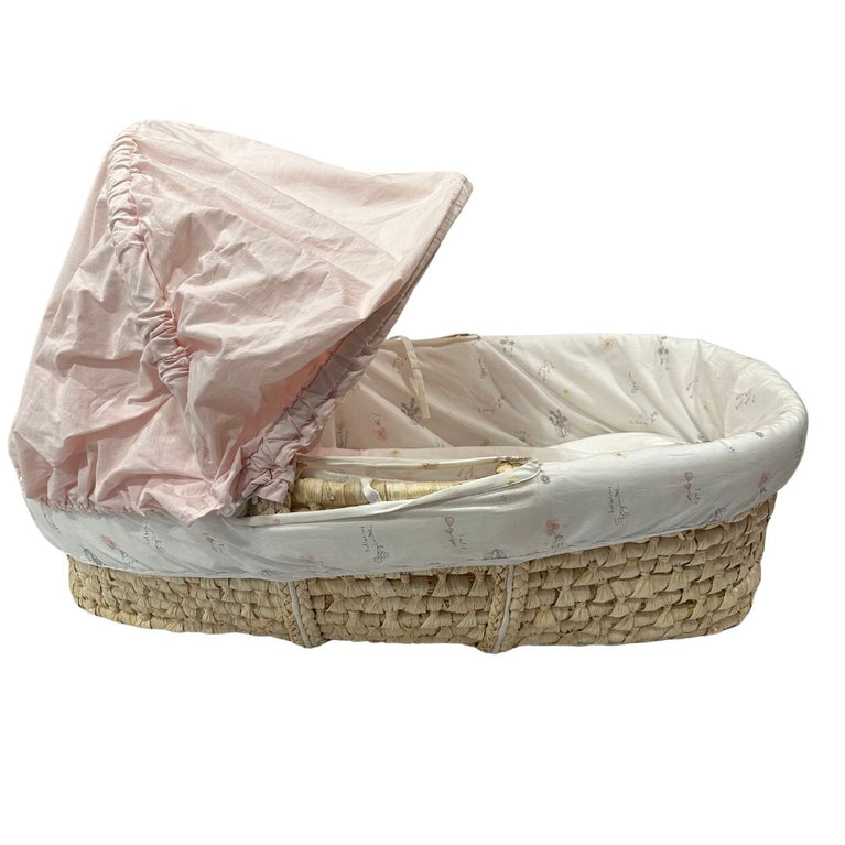 Mothercare Moses Basket for Newborns - Pink