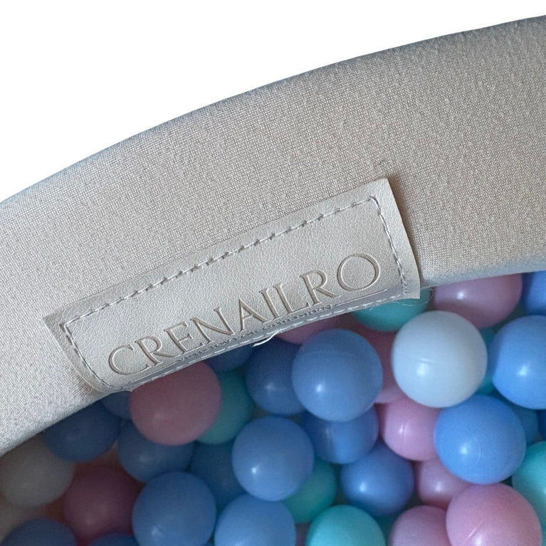 Crenailro Foam Ball Pit with Ball Pit Balls