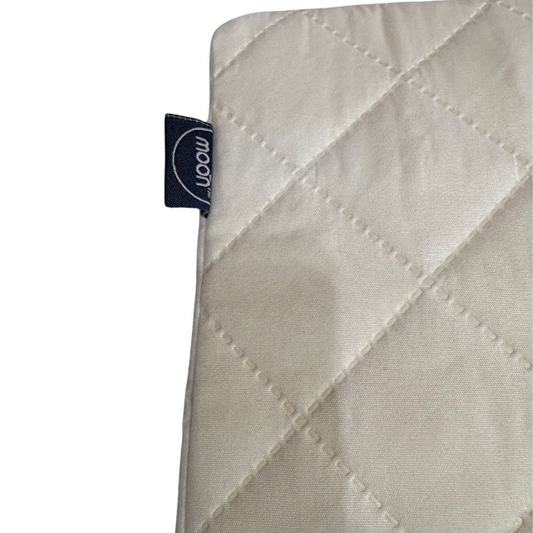 Moon Organic Universal Crib Wedge Pillow - White