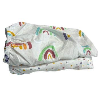 Snuz SnuzPod Crib Fitted Sheets Pack of 2 - Colour Rainbow