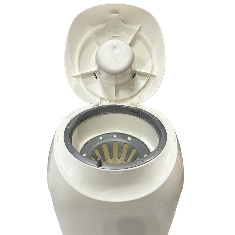 Tommee Tippee Sangenic Tec Nappy Disposal System Diaper Pail - White