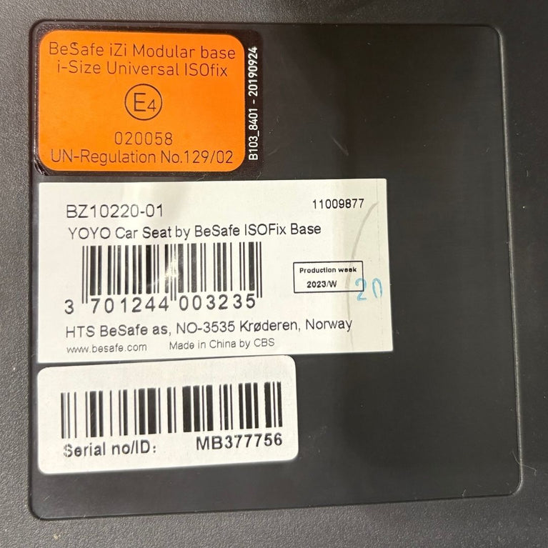 BeSafe iZi Modular i-Size Base for Car Seat