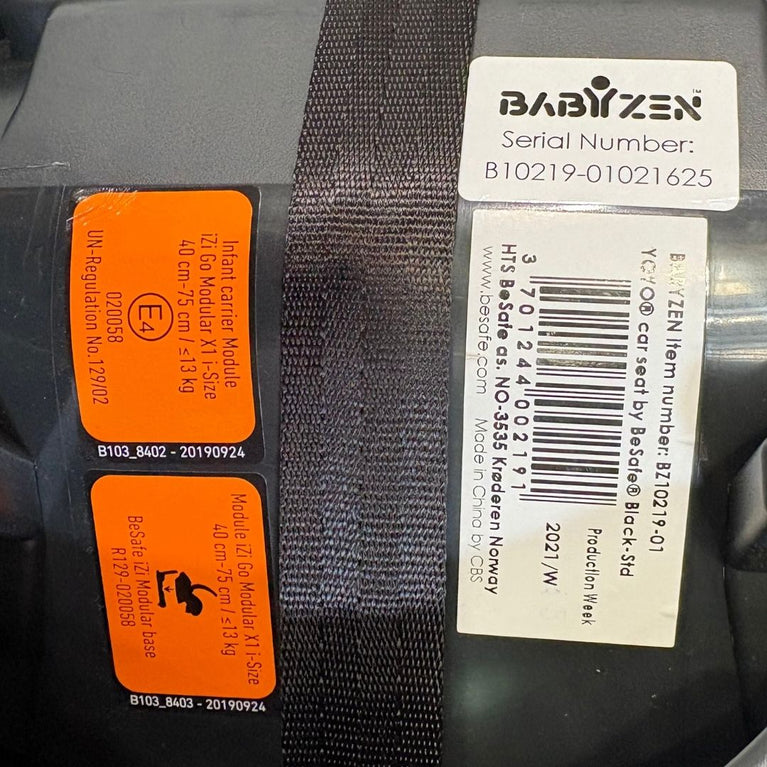 Babyzen Yoyo Car Seat by BeSafe - Black