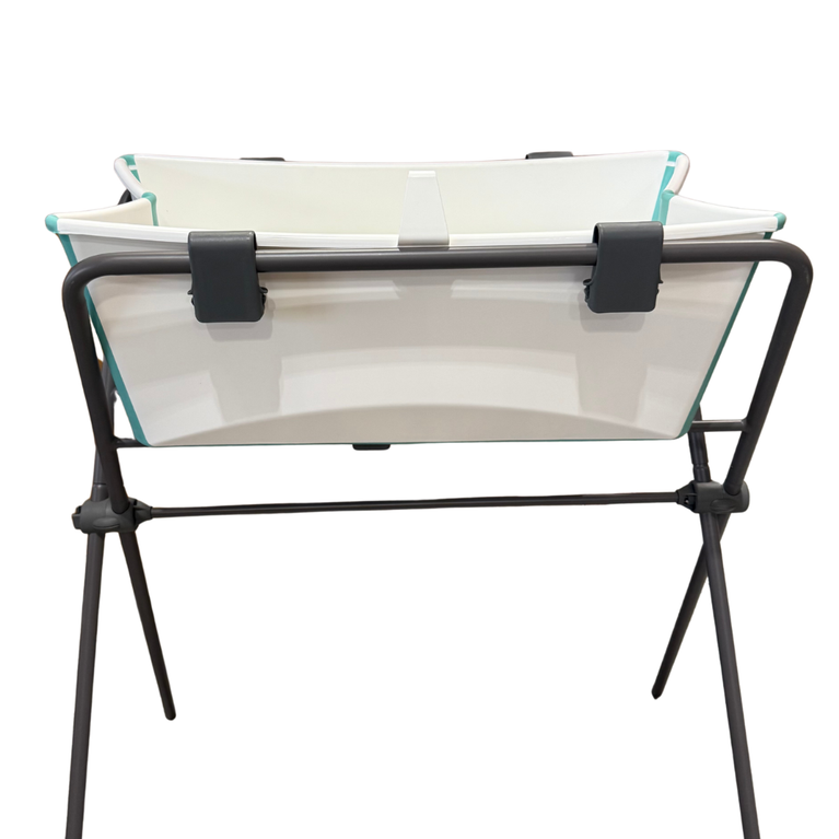 Stokke Flexi Bath with Stand - Aqua / White