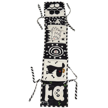 Black and White High Contrast Soft Book Baby for Tummy Time and Crib